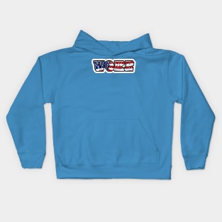 WOKE Patriotic - Front Kids Hoodie